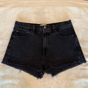 Abercrombie & Fitch Black Jean Shorts